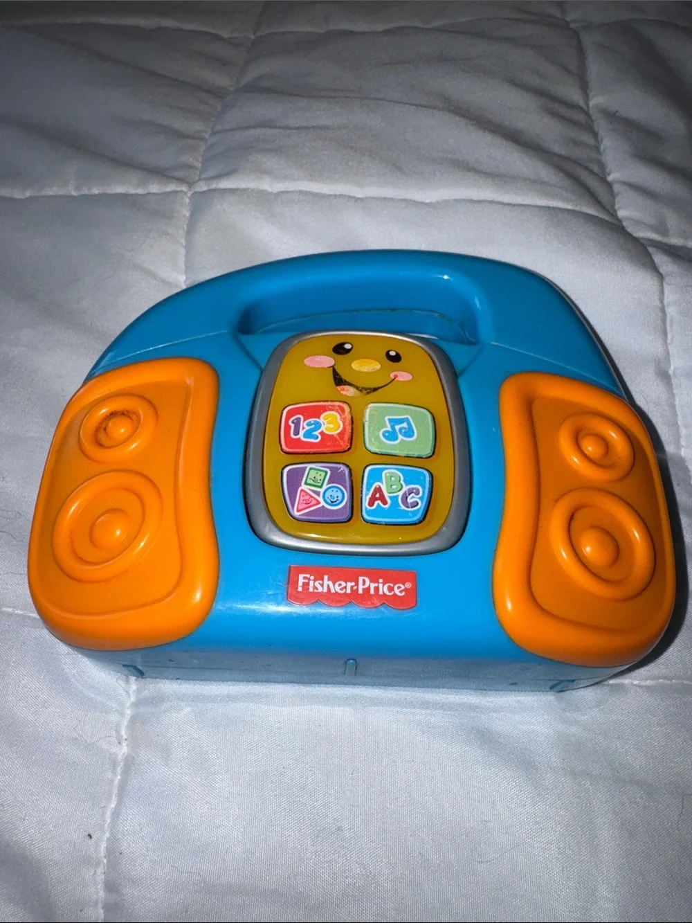 Fisher-Price Blue and Orange Learning Phone Toy